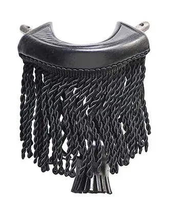 Black leather pool table replacement fringe pocket
