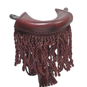 Brown leather pool table replacement fringe pocket