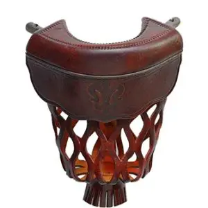 Brown leather pool table replacement pocket