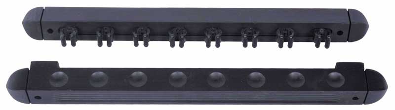 8 cue 2 piece wall holder for billiard cues