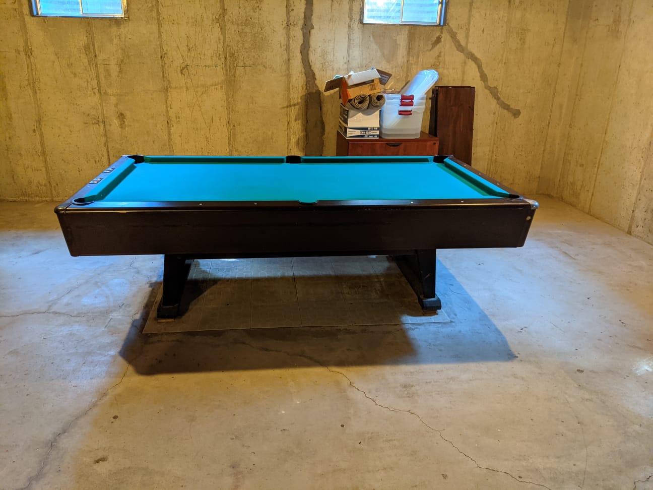 S0L0® Chicago - 8 ft. Minnesota Fats Pool Table in fair condition local ...
