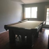 Beautiful 9' Custom Built Slate Pool Table