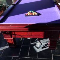 Pool Table - Purple Felt