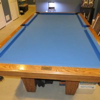8' Slate Pool Table