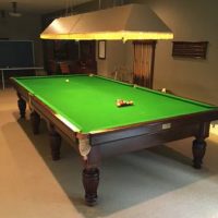 6X12 Antique Mahogany Billiards table, Burroughes and Watts