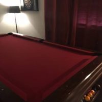 Awesome Price!!!  Burgundy Felt Olhausen Pool Table