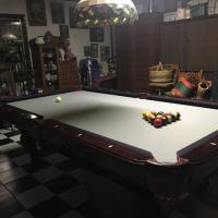 Beautiful Carved Pool Table