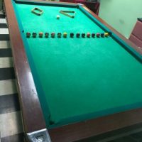 Green Felt 9ft Italian Pool Table