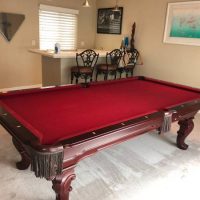 Gorgeous Hardwood Professional Pool Table