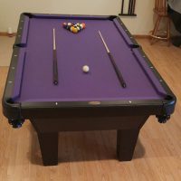 8' olhausen sheraton black laminate pool table