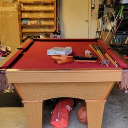 Mint 8ft Brunswick Slate Pool Table - New Felt & Delivery Included - San Francisco, CA