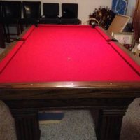 Great Pool Table-Red Felt