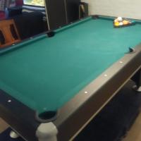 Billiards 6 feet pool table with two sticks, balls and kit 6 feet table like new