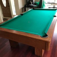 3 piece slate pool table great condition