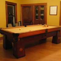 Antique And Special Pool Table: Brunswick Balke Collender.