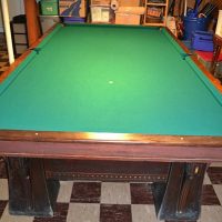 Beautiful Antique Snooker Pool Table