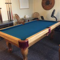 Oak Pool Table