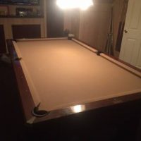 Brunswick 8 FT Pool Table And Accessories