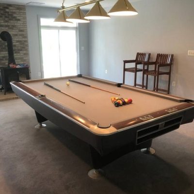 S0L0® 9ft Brunswick Gold Crown Pool table Installation and delivery included