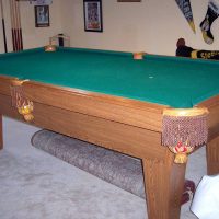 OLHAUSEN 8 FT. POOL TABLE WITH ACCESSORIES