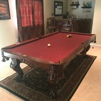 8 ft American Heritage 1 inch 3 piece Slate Pool Table