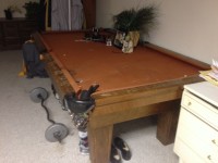 Beautiful Hand Crafted Pool Table for Sale