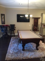 American Heritage pool table and Deluxe Wall Rack only used once. (SOLD)