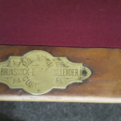 Antique Brunswick 4 slate pool table