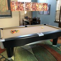 Pool Table, 8 Ft, Modern Design, Like New