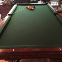 American heritage 4/8 slate pool table like new with all accessories