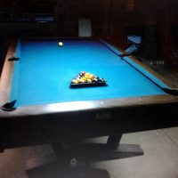 1 inch slate pool table.