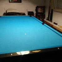 Official size pool table 5 by 9 -