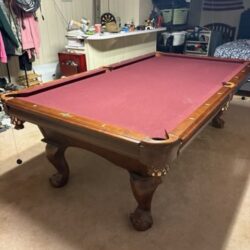 Refurbished 8ft American Heritage Slate Pool Table - New Felt & Delivery Included - Atlanta, GA