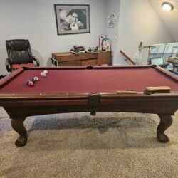 Mint 8ft American Heritage Slate Pool Table - New Felt & Delivery Included - Panama City, FL