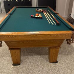 8ft Olhausen Slate Pool Table - New Felt & Delivery Included - Baltimore, MD