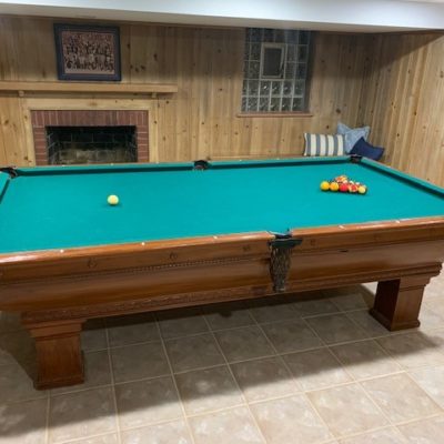 Brunswick Balke Collender pool table, early 1900's, great condition