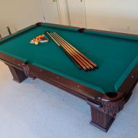 8' Connelly pool table – USA made, superior quality, very well kept - $850 (Richmond)