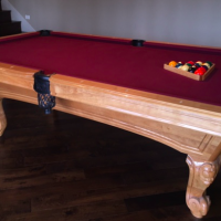 Slate 8' Balboa Honey Pool Table.  Beautiful condition and quality!