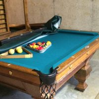 Antique 1890 Universal Pool Table