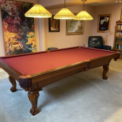 9ft Olhausen Snooker Table and Accessories