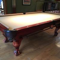8-Foot Billiards Table by Schmidt For Sale