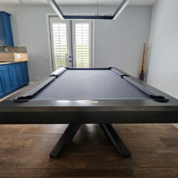 8.5ft Plank & Hide Felix Slate Pool Table - New Felt & Delivery Included - Los Angeles, CA